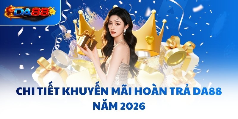Khuyến Mãi Hoàn Trả DA88 - Gỡ Vốn Thành Công Trong Nháy Mắt